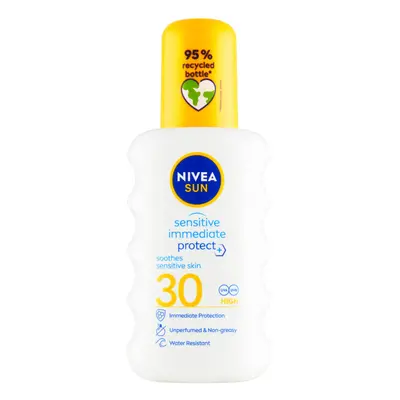 NIVEA SUN opalovací sprej Sensitive OF30 200ml