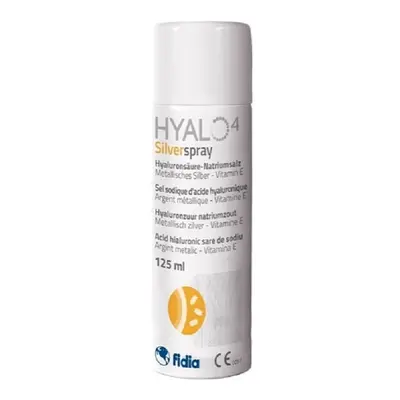 HYALO4 SILVER SPRAY 125 ML SUSPENZNÍ SPREJ S KYSELINOU HYALURONOVOU K OŠETŘEN