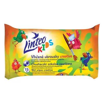 Vlhčené ubrousky LINTEO KIDS creative 15ks