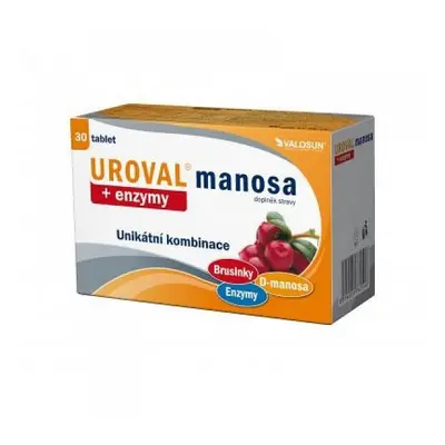 Uroval Manosa + Enzymy tbl.30