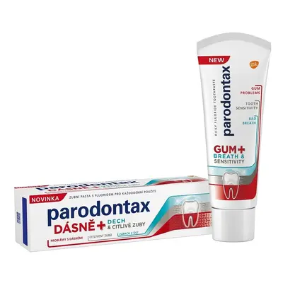 Parodontax Dásně + Dech & Citlivé zuby zubní pasta 75ml