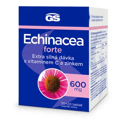 GS Echinacea FORTE 600 tbl.70+20