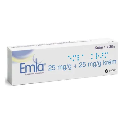 EMLA 25MG/G+25MG/G CRM 1X30G