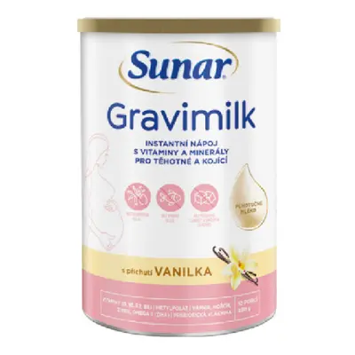 Sunar Gravimilk s příchutí vanilka 450g