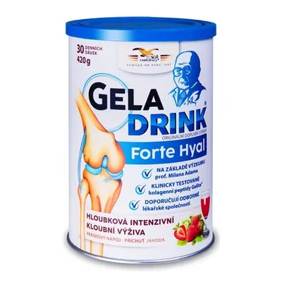 Geladrink FORTE HYAL práškový nápoj jahoda 420g