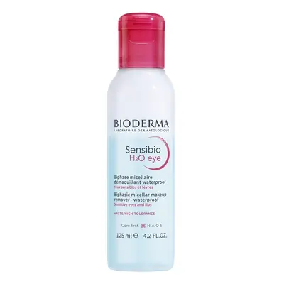 BIODERMA Sensibio H2O eye dvoufázový micelární odličovač pro citlivé oči a rty 125 ml