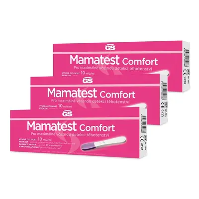 GS Mamatest Comfort Těhotenský test - balení 3 ks