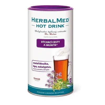 HERBALMED HotDrink Dr.Weiss dýchací cesty 180g + vitamín C