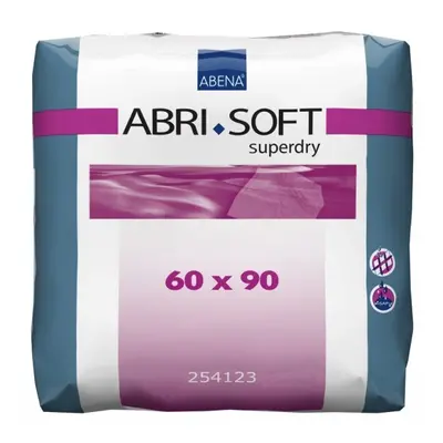 ABRI SOFT SUPERDRY PODLOŽKY ABSORPČNÍ, 60X90CM, 1600ML, 30KS