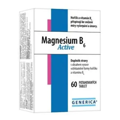 Magnesium B6 Active tbl.60 Generica