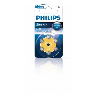 Baterie do naslouchadel PHILIPS ZA10B6A/00 6ks