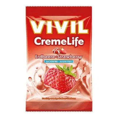 Vivil CremeLife jahoda bez cukru 90g