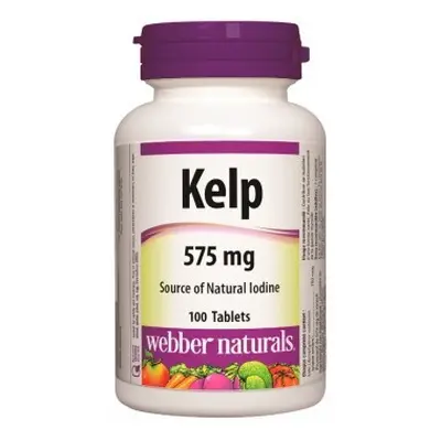 Webber Naturals Kelp 575 mg 100 tbl