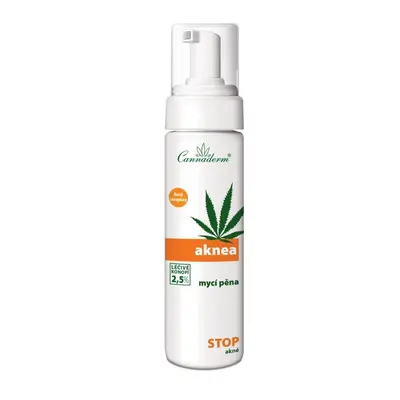 Cannaderm Aknea mycí pěna NEW 180ml