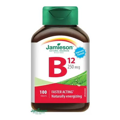 JAMIESON Vitamín B12 metylkobalamín 250mcg tbl.100