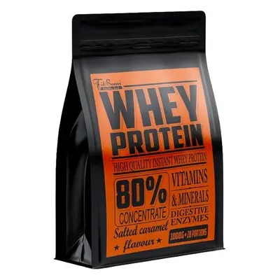 FitBoom Whey Protein 80 % 1000 g slaný karamel