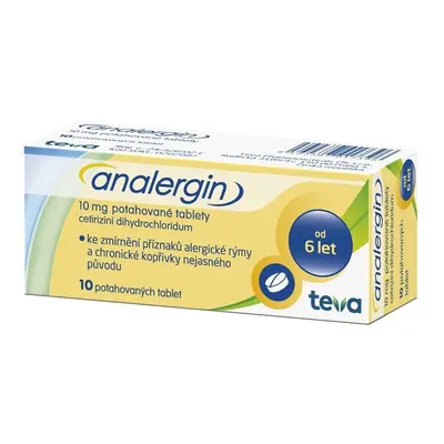 ANALERGIN 10MG TBL FLM 10