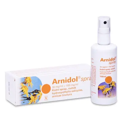 ARNIDOL SPRAY 30MG/ML+100MG/ML DRM SPR SOL 100ML