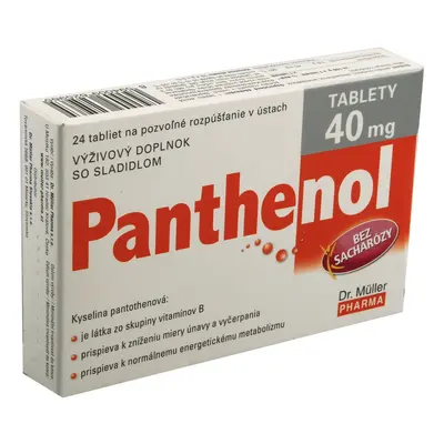 Panthenol tablety 40mg tbl.24 Dr.Müller