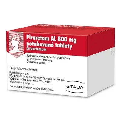 PIRACETAM AL 800MG TBL FLM 100