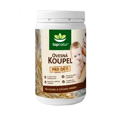 Ovesná koupel pro děti dóza 350g TOPNATUR