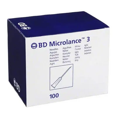 BD Microlance Inj. jehla 25G 0.50x25 oranž.100ks