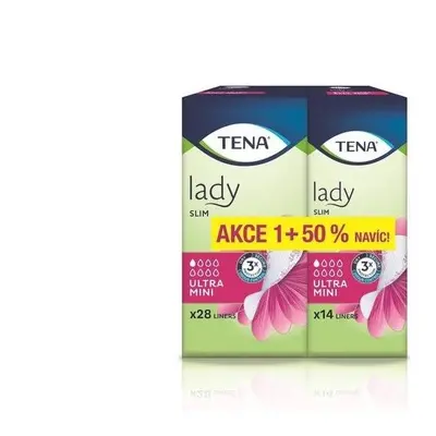 TENA Lady Slim Ultra Mini+50% ink.vlož 42ks 211482