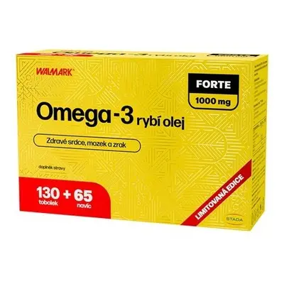 Walmark Omega-3 Forte 1000 mg 130+65 tobolek navíc