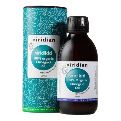 Viridian Viridikid 100% Organic Omega-3 Oil 200ml