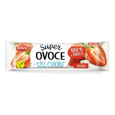 Emco Tyčinka 100% ovoce Jahoda 30g