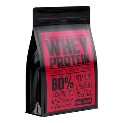 FitBoom Whey Protein 80 % 1000 g lesní ovoce