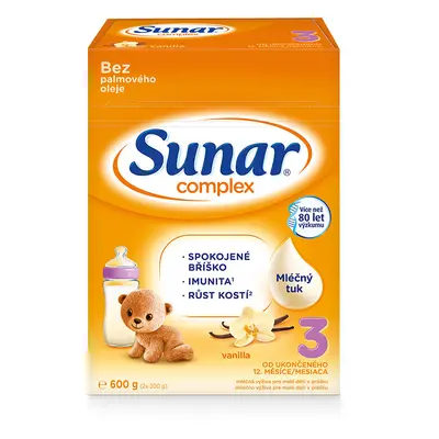 Sunar Complex 3 vanilka 600g