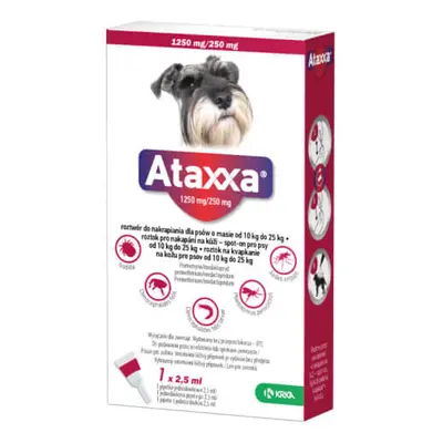 Ataxxa pro psy 10-25kg spot-on 1x2.5ml