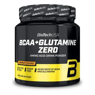 BioTech BCAA + Glutamine Zero 480 g orange