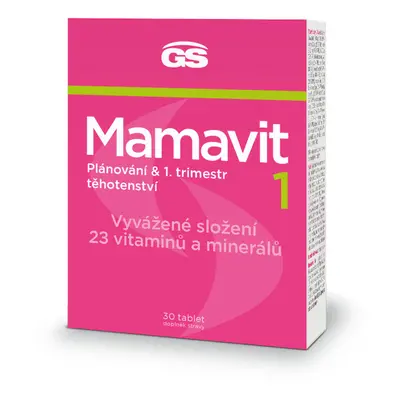 GS Mamavit 1 Plánování a 1. trimestr tbl.30