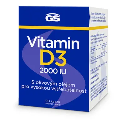 GS Vitamin D3 2000 IU cps.90