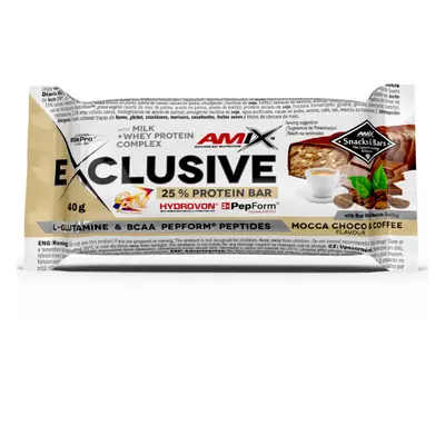 Amix Exclusive Protein Bar 40 g mocca choco coffee