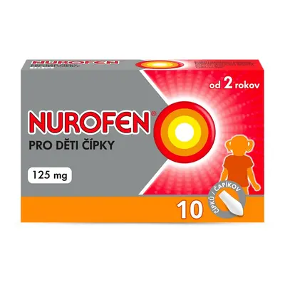 NUROFEN PRO DĚTI 125MG SUP 10