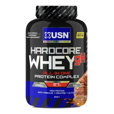 USN Hardcore Whey gH 2000 g čokoláda