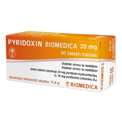 Pyridoxin Biomedica 20mg tbl.30