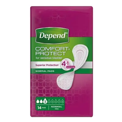 Depend Pads Normal inkontinenční vložky ženy 14 ks