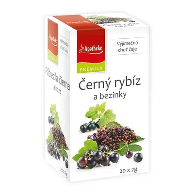 Apotheke Černý rybíz a bezinky 20x2g