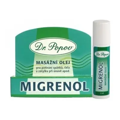 Dr.Popov Migrenol roll-on masážní olej 6ml