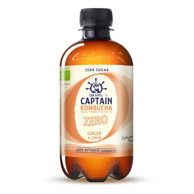 The Gutsy Captain Kombucha zázvor & citron BIO 400ml Zero