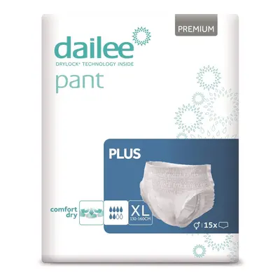 Dailee Pant Premium PLUS inkontinenční kalhotky XL, 15ks