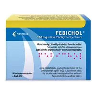 FEBICHOL 100MG CPS MOL 50