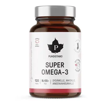 Puhdistamo Super Omega 3 cps.120