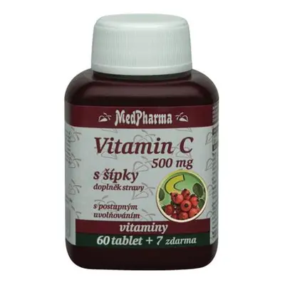 MedPharma Vitamin C 500mg s šípky 67 tablet s postupným uvolňováním