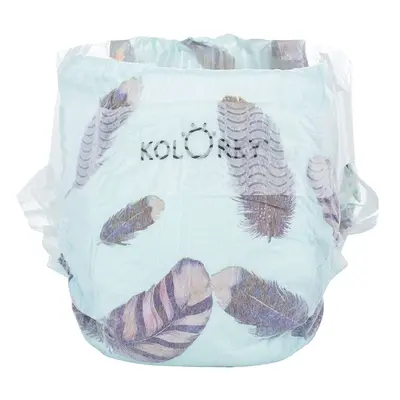 KOLORKY DAY jednorázové eko plenky XL 12-16kg 17ks Peří