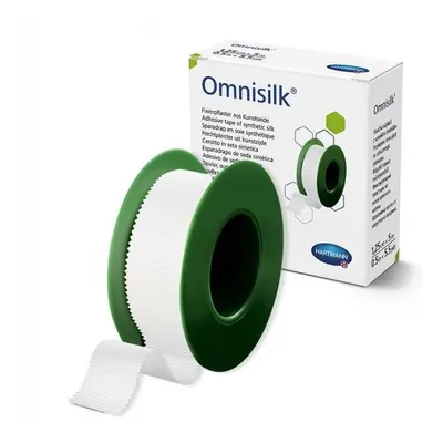 Náplast Omnisilk bílé hedvábí 1.25cmx5m 1ks